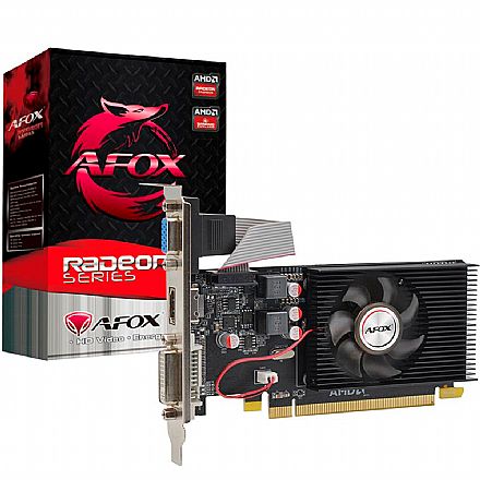 Placa de Vídeo - AMD Radeon R5 230 2GB GDDR3 64bits - Afox AFR5230-2048D3L4