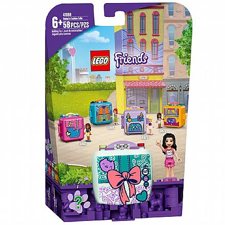 Brinquedo - LEGO Friends - Cubo Ateliê de Moda da Emma - 41668