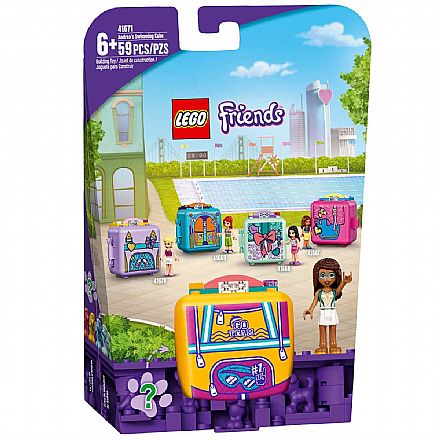 Brinquedo - LEGO Friends - Cubo de Natação da Andrea - 41671