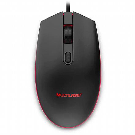 Mouse - Mouse Gamer Multilaser MO298 - 2400dpi - LED 7 Cores - MO298