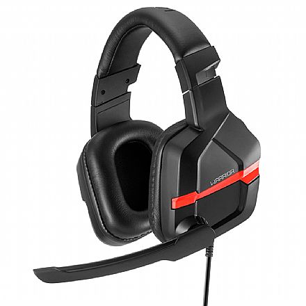 Fone de Ouvido - Headset Gamer Multilaser Warrior Askari PH293 - Microfone - Conector P2