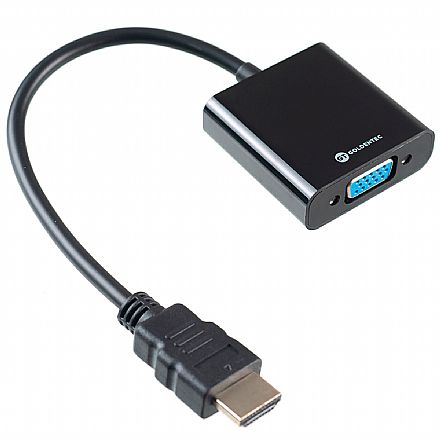 Cabo & Adaptador - Cabo Adaptador Conversor HDMI para VGA - 25cm - Goldentec 42313