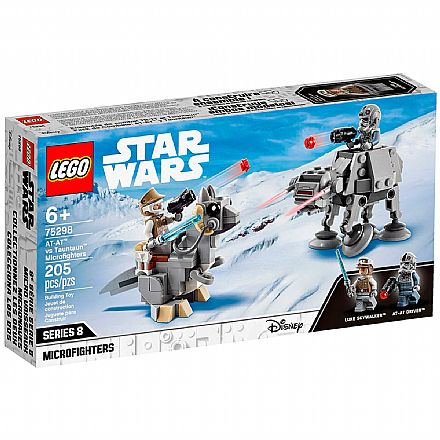 Brinquedo - LEGO Star Wars - AT-AT™ contra Microfighters Tauntaun™ - 75298