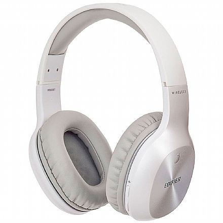 Fone de Ouvido - Fone de Ouvido Bluetooth Edifier W800BT Plus - atpX - com Microfone - até 55 horas de bateria - Branco