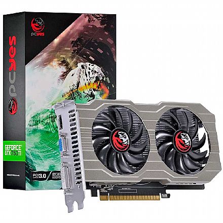 Placa de Vídeo - GeForce GTX 750 Ti 2GB GDDR5 128bits - PCYes Dual Fan PA75012802G5