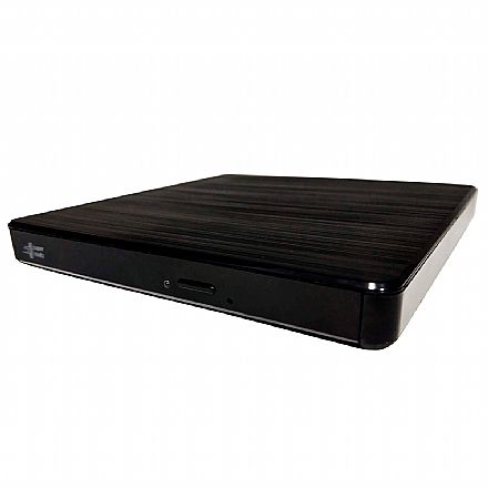 Gravador - Gravador DVD Externo Bluecase Slim BGDE-01S - Portátil - USB - BGDE01SCASE