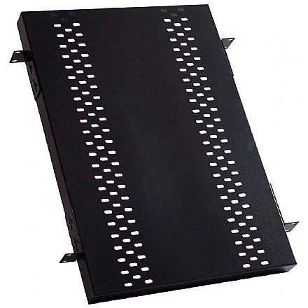 Servidor - Bandeja para Rack 19" - 1Ux 700mm 4 pontos - Ventilada - Preta - BANFX0024