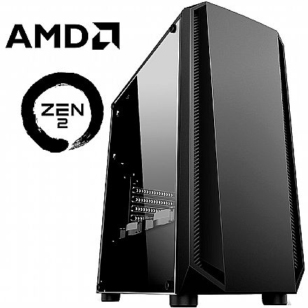 Computador Gamer - PC Gamer Bits - AMD Ryzen 4700S, 16GB GDDR6, SSD 480GB, Video Radeon RX 550