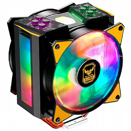 Cooler CPU - Cooler MasterAir MA410M TUF Gaming Edition - (AMD/Intel) - ARGB - Cooler Master MAM-T4PN-AFNPC-R1