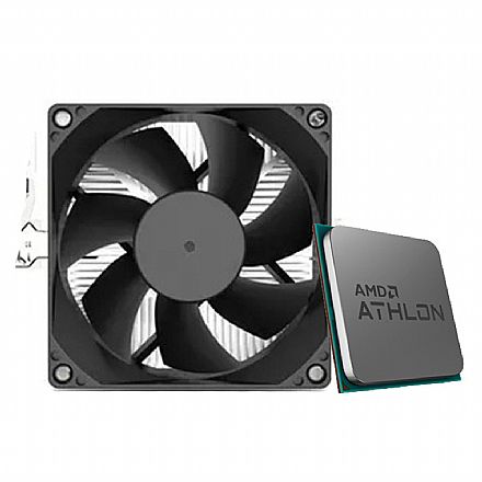Processador AMD - AMD Athlon 320GE Dual Core - 3.5GHz - Cache 4MB - AM4 - TDP 35W - OEM - YD32GEC6FHMPK - OEM