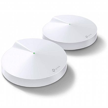 Roteador, Repetidor & Acess Point - Roteador Wi-Fi TP-Link Deco M5 AC1300 - Kit 2 unidades - Gigabit - Tecnologia Wi-Fi MESH - até 1267 Mbps