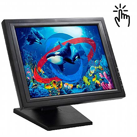 Monitor - Monitor 15" Touch K-Mex LP-1503 - VGA - LP1503MB0010B0X