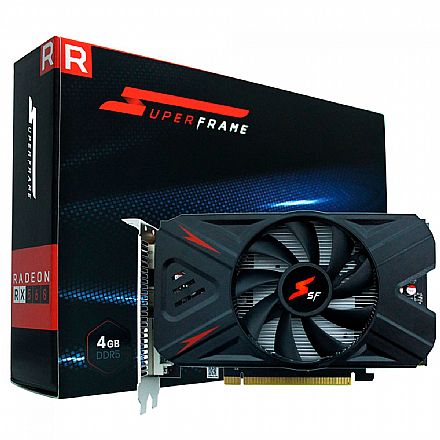 Placa de Vídeo - AMD Radeon RX 560-D 4GB GDDR5 128bits - RX560/4GD5P8DIP