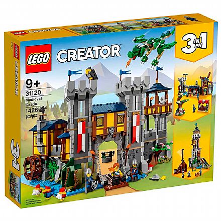 Brinquedo - LEGO Creator 3 Em 1 - Castelo Medieval - 31120