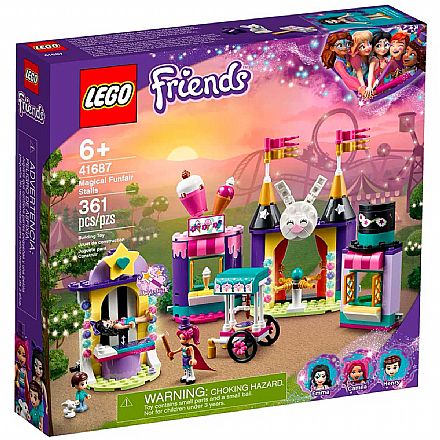 Brinquedo - LEGO Friends - Barracas da Feira de Diversões Mágica - 41687