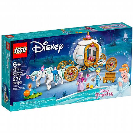 Brinquedo - LEGO Disney Princess - A Carruagem Real de Cinderela - 43192