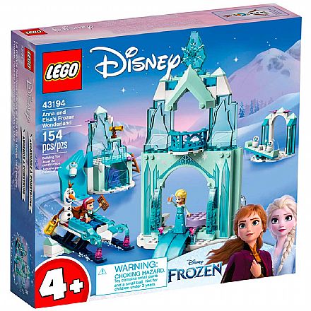 Brinquedo - LEGO Disney Princess - O País Encantado do Gelo de Anna e Elsa - 43194