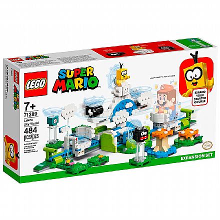 Brinquedo - LEGO Super Mario™ - O Mundo Aéreo do Lakitu - Pacote de Expansão - 71389