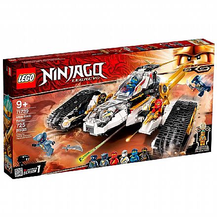 Brinquedo - LEGO Ninjago - Invasor Ultra-Sônico - 71739