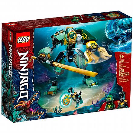 Brinquedo - LEGO Ninjago - Hidro Robô do Lloyd - 71750