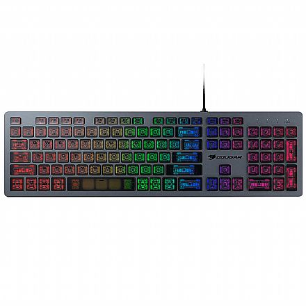 Teclado - Teclado Gamer Cougar VANTAR AX - ABNT2 - RGB - Switch Scissor - CGR-WRXMI-VAA