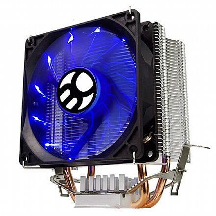 Cooler CPU - Cooler Bluecase (AMD/Intel) - LED Azul - BCG-05UCB