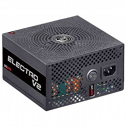 Fonte - Fonte 750W Pcyes Electro V2 Series - Eficiência 82% - PFC Ativo - 80 PLUS® Bronze - ELECV2PTO750W