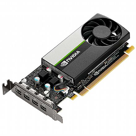 Placa de Vídeo - Placa Gráfica Nvidia Quadro T1000 4GB GDDR6 128bits - PNY VCNT1000-PB