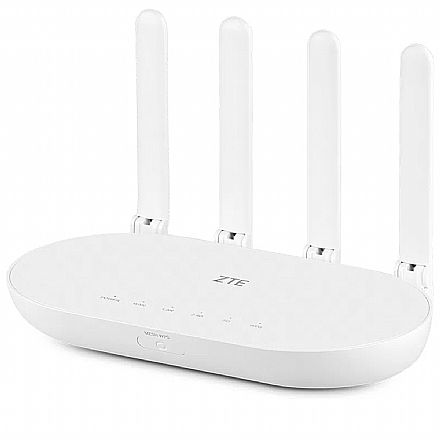 Roteador, Repetidor & Acess Point - Roteador Wi-Fi ZTE ZT199 AC1200 - Gigabit - NetSphere™ EasyMesh - Beamforming - MU-MIMO - Smart Band Steering - Space Series