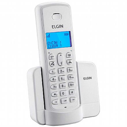 Telefonia fixa - Telefone sem Fio Elgin TSF8001 - DECT 6.0 1.9GHz - Agenda, Identificador de Chamadas e Viva-voz - 42TSF8001B00