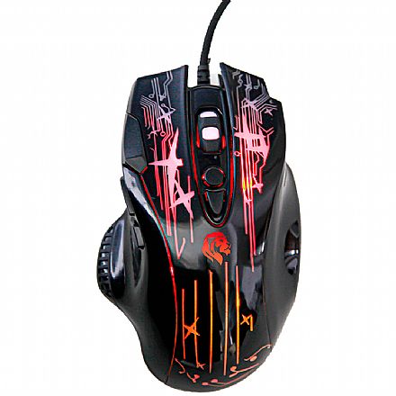 Mouse - Mouse Gamer Hayom MU2905 - 2400dpi - 8 Botões - LED - 291005