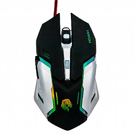 Mouse - Mouse Gamer Hayom MU2906 - 2400dpi - 6 Botões - LED - 291006