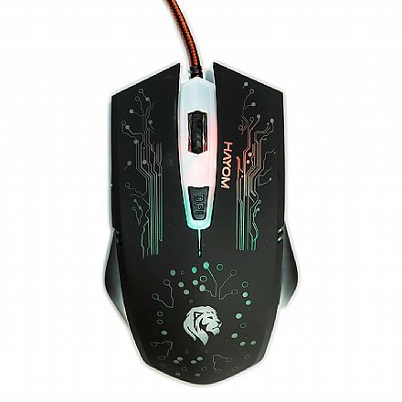 Mouse - Mouse Gamer Hayom MU2911 - 2400dpi - 6 Botões - LED - 291011