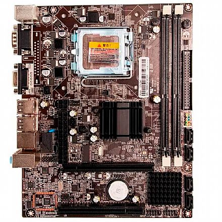 Placa Mãe para Intel - Placa Mãe Goldentec G41 (LGA 775 DDR3) - Chipset Intel G41 - GT43766