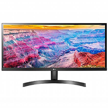 Monitor - Monitor 29" LG 29WL500 - IPS Full HD Ultrawide 2560x1080 - FreeSync - Modo Gamer - HDMI