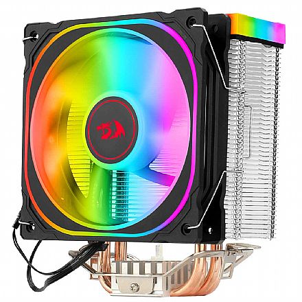 Cooler CPU - Cooler Redragon Thor CC-9103 - (AMD / Intel) - RGB Rainbow