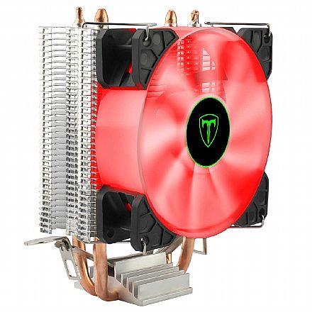 Cooler CPU - Cooler para Processador T-Dagger Idun T-GC9109 R - Intel / AMD - LED Vermelho
