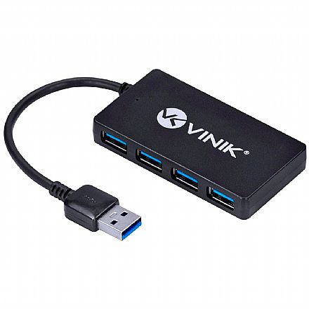 Cabo & Adaptador - HUB USB 3.0 - 4 Portas - Vinik HUV-30