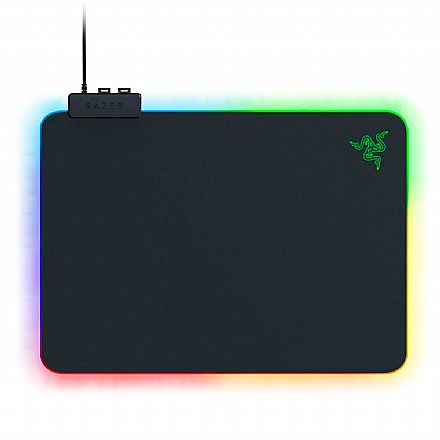 Mouse pad - Mousepad Gamer Razer Firefly V2 - Médio 355 x 255mm - RGB Chroma - RZ02-03020100-R3U1