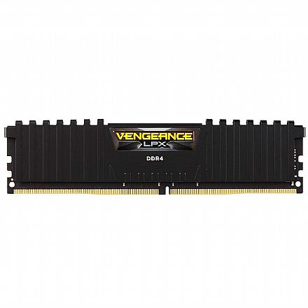 Memória para Desktop - Memória 8GB DDR4 2666MHz Corsair Vengeance LPX - CL16 - CMK8GX4M1A2666C16