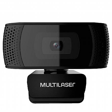 Webcam - Web Câmera Multilaser WC050 - Vídeochamadas em Full HD 1080p - com Microfone
