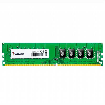 Memória para Desktop - Memória 4GB DDR4 2666MHz Adata - CL19 - AD4U26664G19-BGN