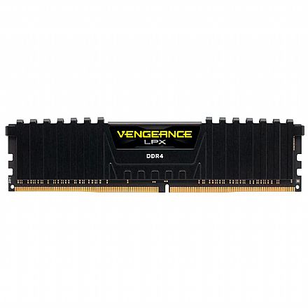Memória para Desktop - Memória 8GB DDR4 3200MHz Corsair Vengeange LPX - CL16 - CMK8GX4M1E3200C16