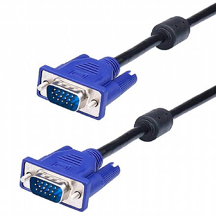 Cabo & Adaptador - Cabo VGA (HDB15 M x HDB15 M) - 1,5 metros