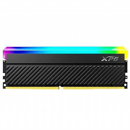 Memória para Desktop - Memória 8GB DDR4 3600MHz Adata XPG Spectrix D45G RGB - CL18 - AX4U36008G18I-CBKD45G