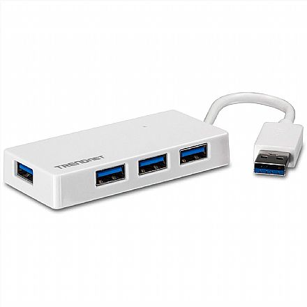 Cabo & Adaptador - HUB USB 3.0 - 4 portas - TrendNet TU3-H4E
