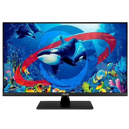 Monitor - Monitor 31.5" Asus Eye Care VP32AQ - WQHD 2560x1440 IPS, 75Hz - Adaptive Sync - HDR10 - Som Integrado - HDMI/DisplayPort