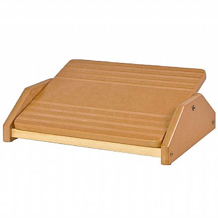 Móveis - Apoio para Pés Ergonômico - MDF Natural 3702