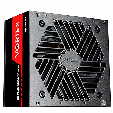 Fonte - Fonte 700W Raidmax Vortex - Eficiência 85% - 80 PLUS® Bronze - RX-700AC-V