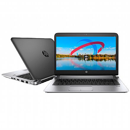 Notebook - Notebook HP ProBook 440 G3 - Intel i5 6200U, RAM 8GB, SSD 240GB + HD 500GB, Tela 14", Windows 10 Professional - Seminovo - 1 ano de garantia